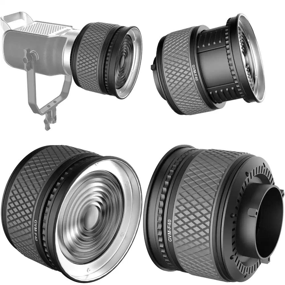 Photography Lighting Design - Objectif Fresnel officiel GVM F40 avec