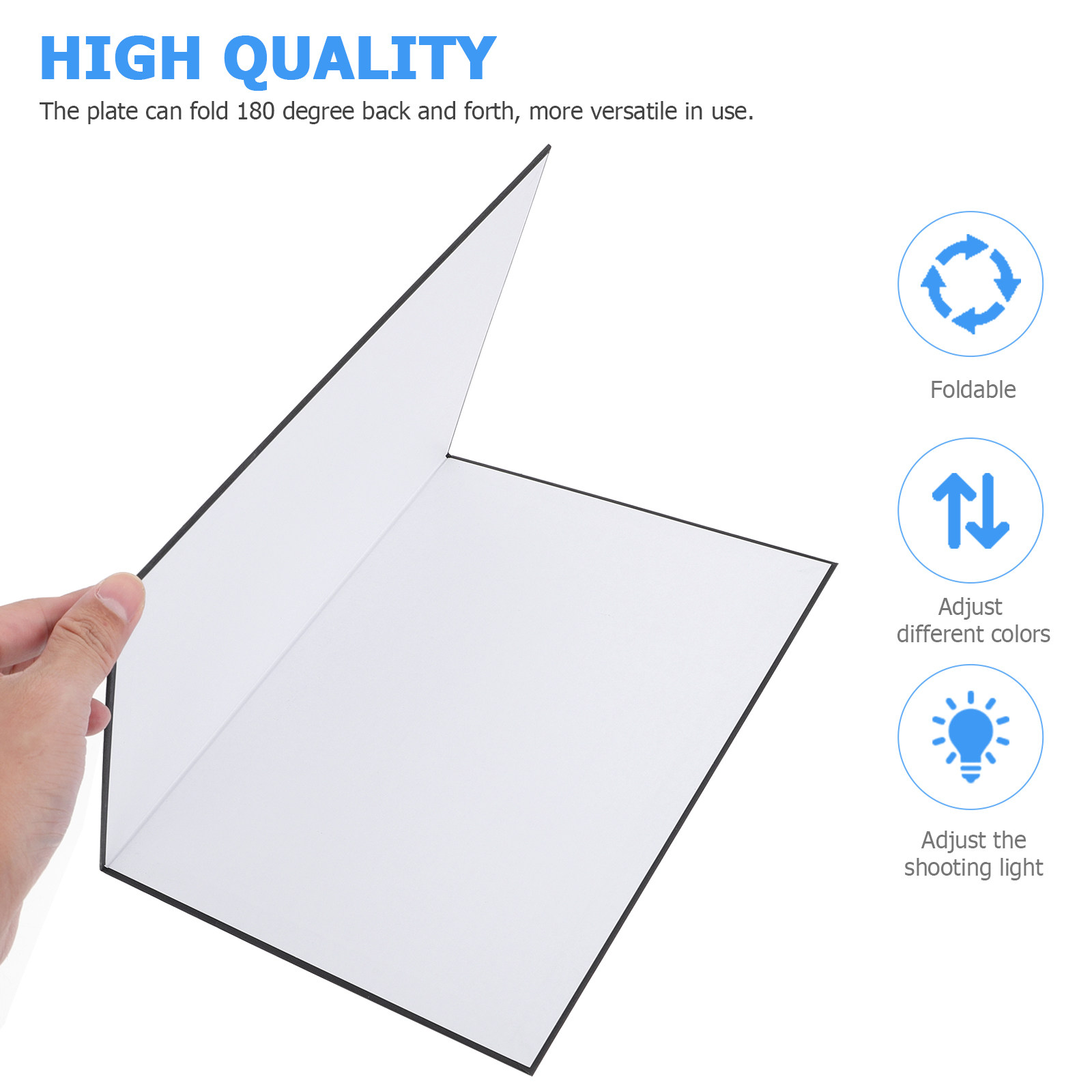 Photography Lighting Reflector - Panneau réflecteur pliable A4 en carton