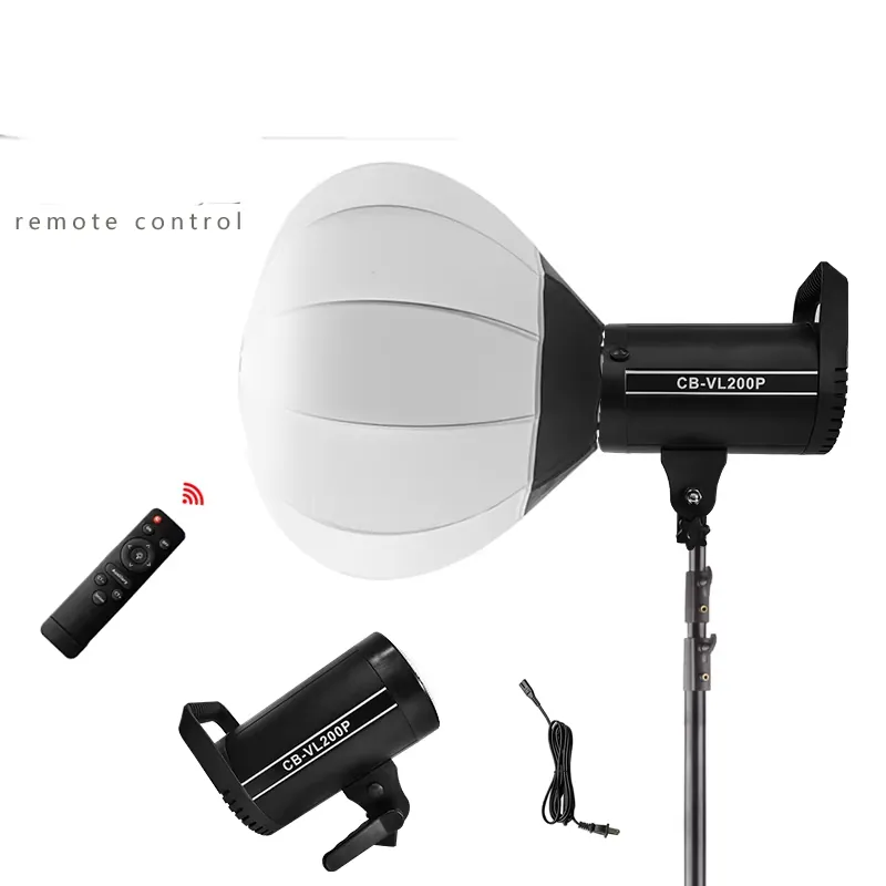Photography Lighting Learning - Lampe vidéo portable 200W pour intérieur