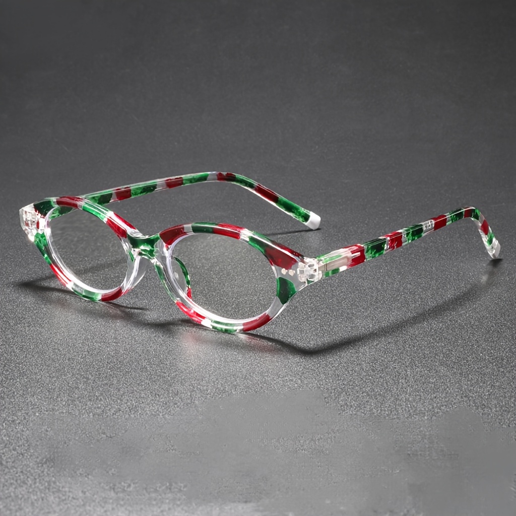 Photography Lighting Design - Lunettes de lecture ovales transparentes avec