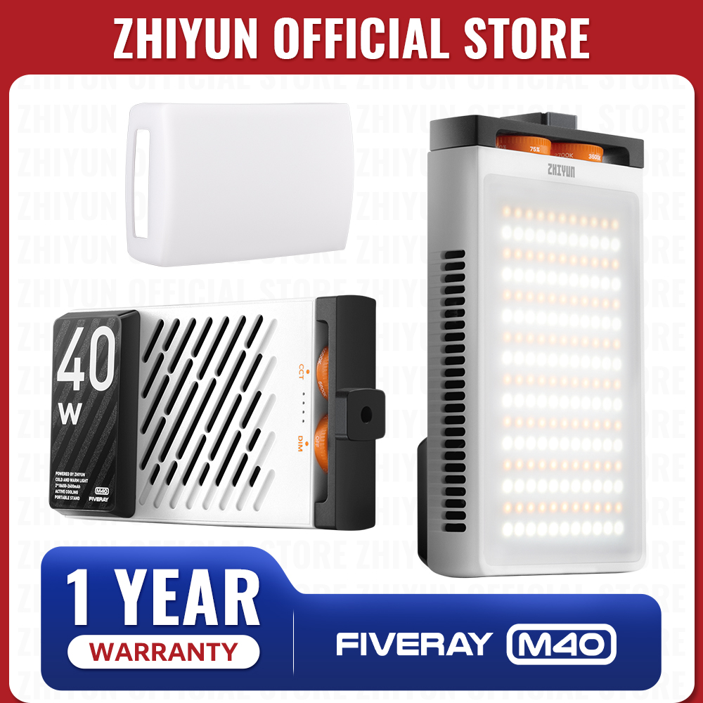 Photography Lighting Outdoor - Lampes LED portables ZHIYUN FIVERAY M40