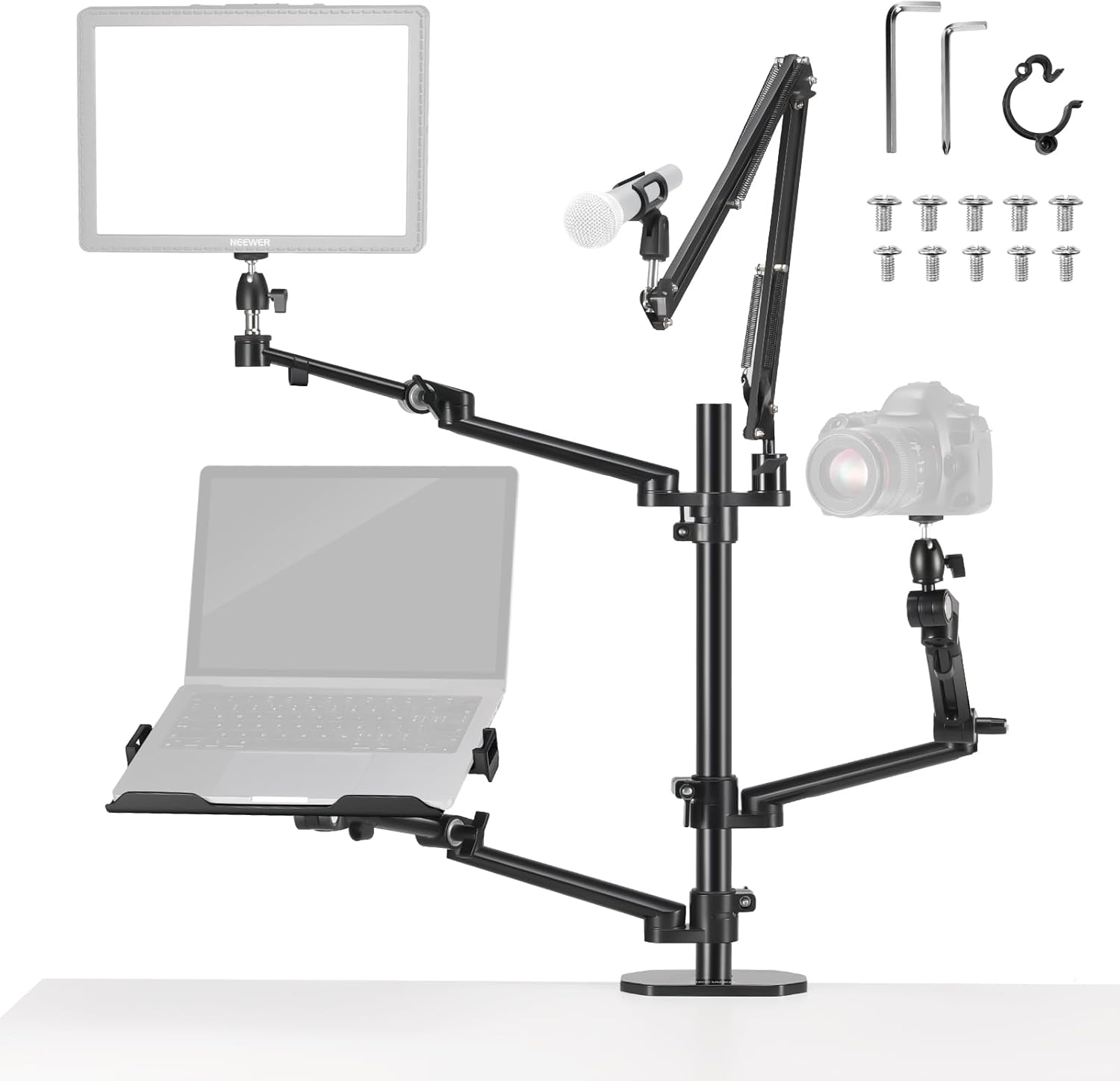 Photography Lighting Rig - Support de caméra de bureau avec