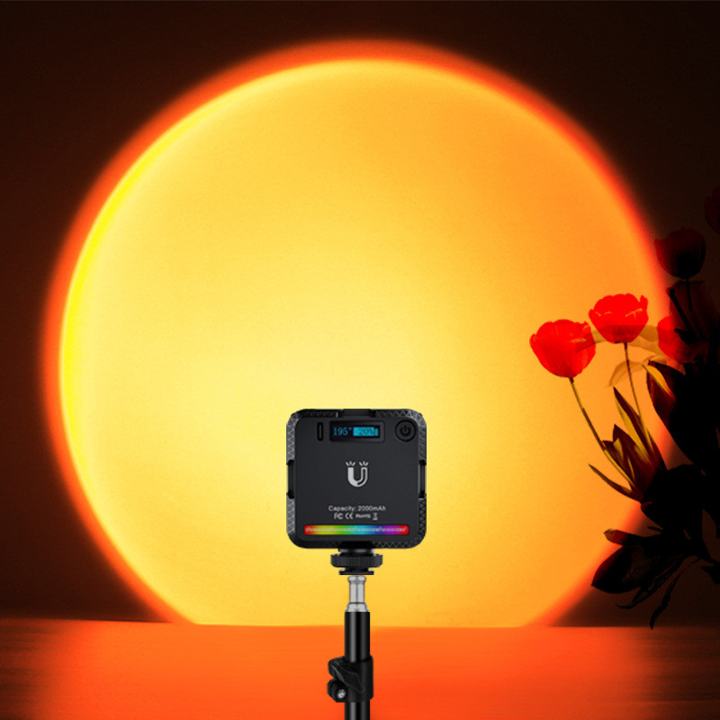 Photography Lighting Design - Lampe LED de Projection magnétique arc-en-ciel,