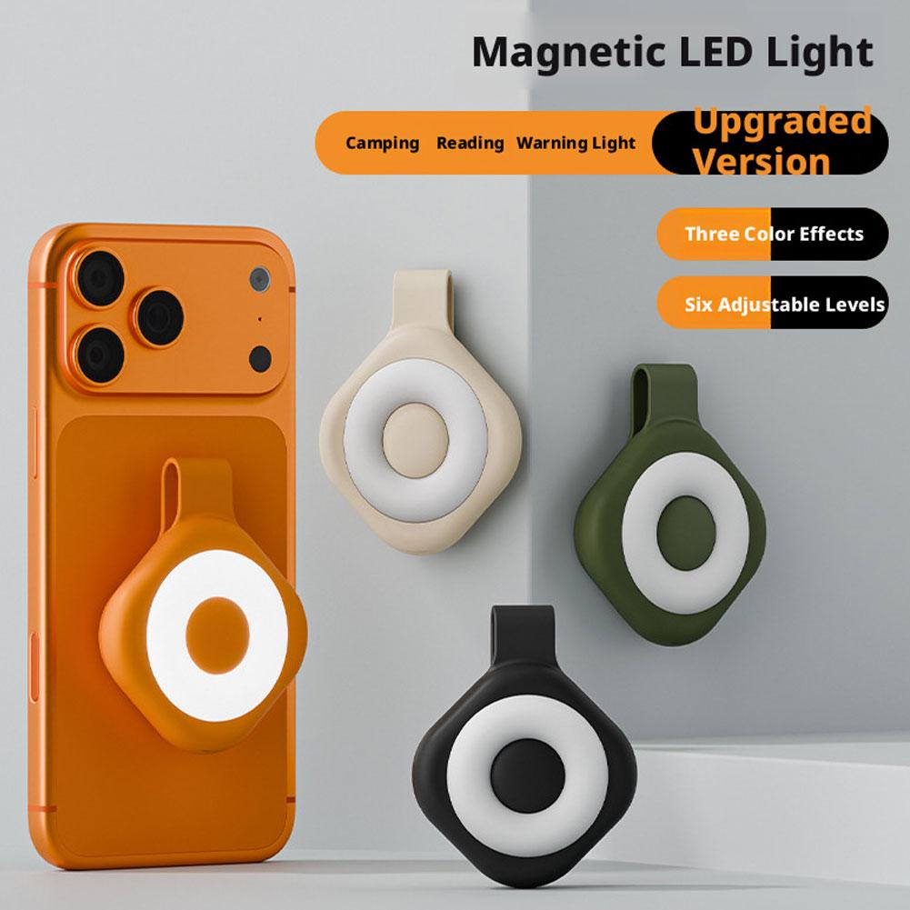 Photography Lighting Outdoor - Lampe d'appoint magnétique rechargeable pour téléphone,