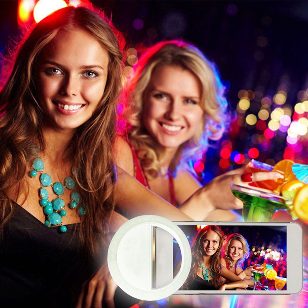Photography Lighting Design - Lampe Selfie Mobile Rechargeable USB à