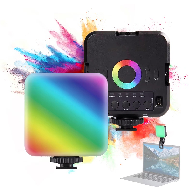 Photography Lighting Handheld - Lampe de remplissage LED portable RGB
