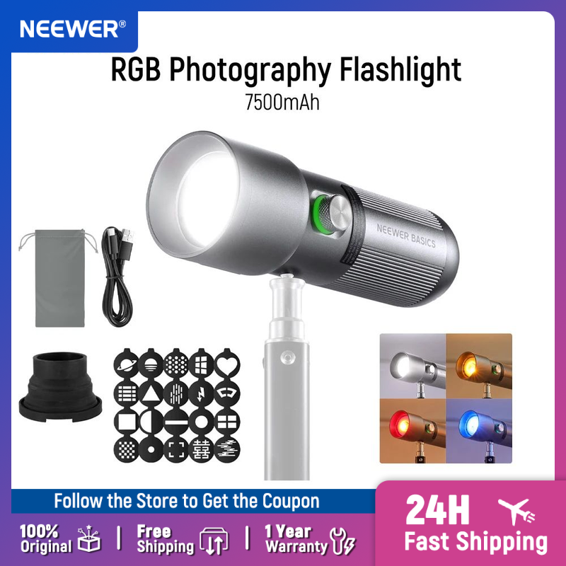 Photography Lighting Handheld - NEEWER BASICS FL10 lampe de poche
