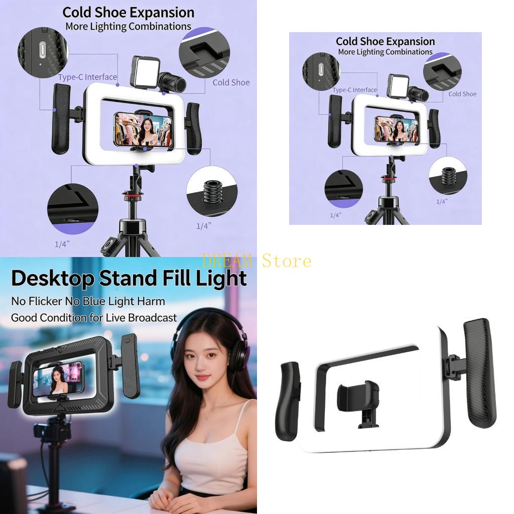 Photography Lighting Handheld - Lumière portative portative 360, luminosité réglable
