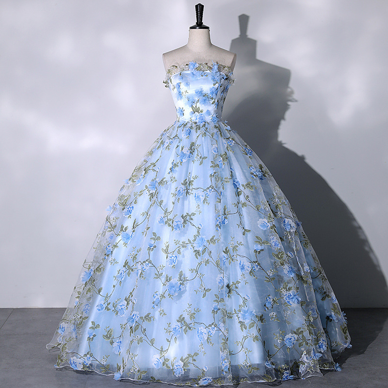 Photography Lighting Basics - Robe de soirée florale style princesse