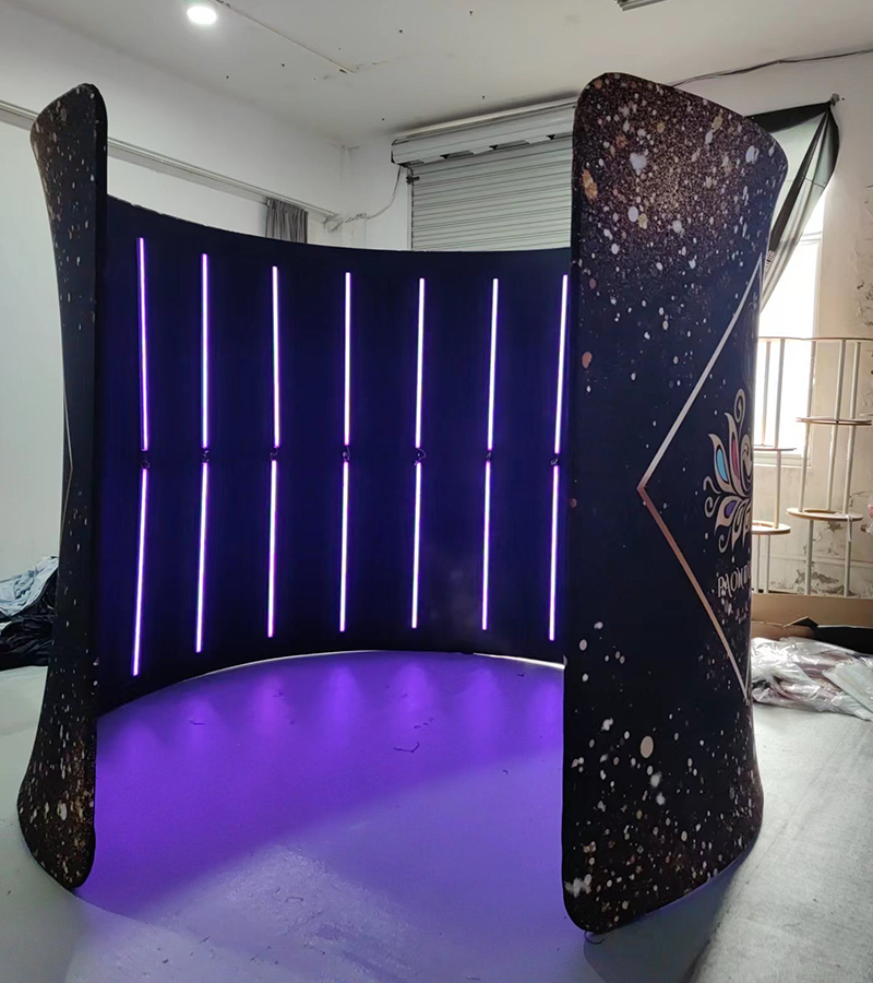 Photography Lighting And Backdrop Kits - Cabine photo 360° avec logo personnalisé