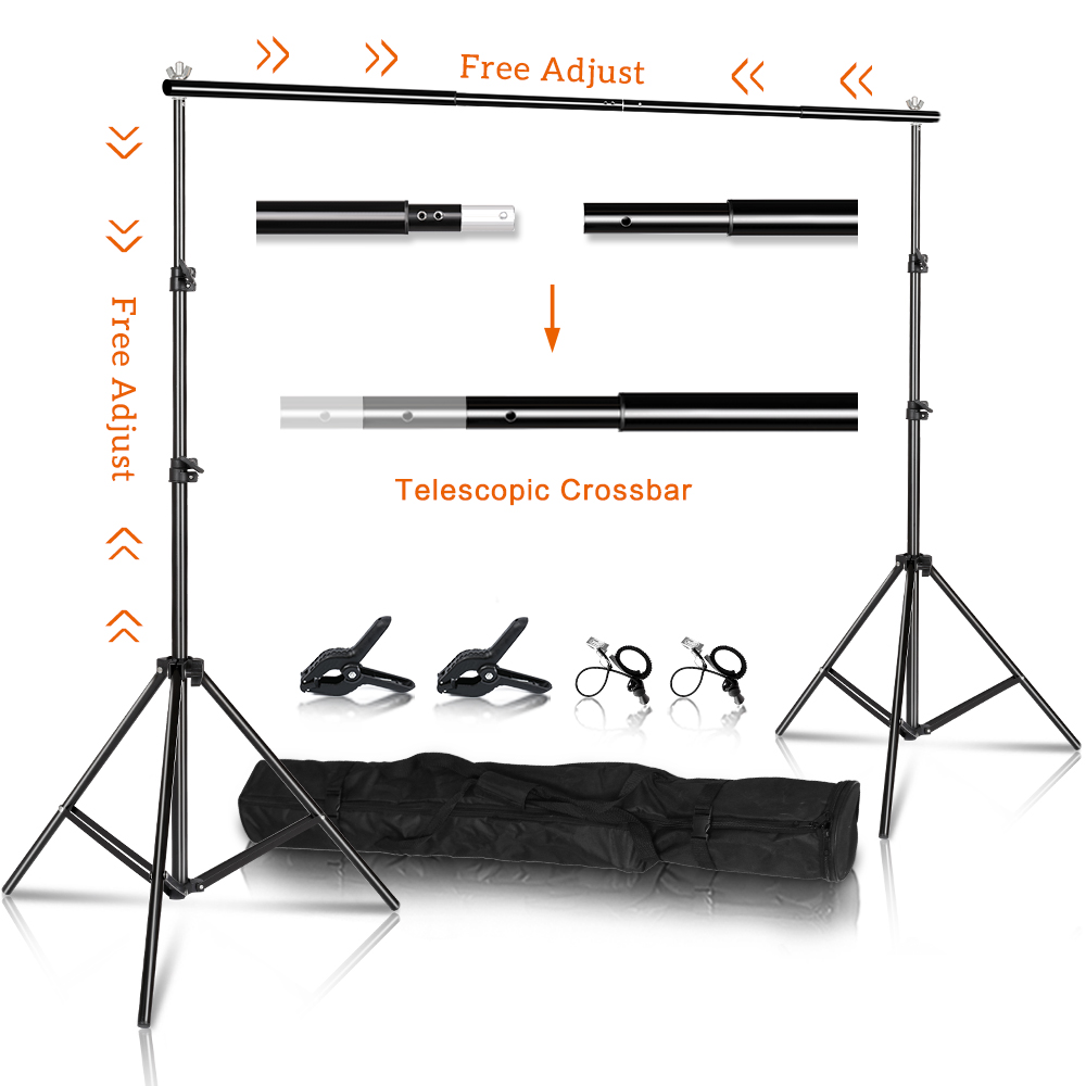 Photography Lighting And Backdrop Kits - Supports de Toile de Fond pour