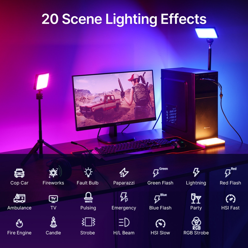 Lumière vidéo RGB ULANZI LT002 - Photography Lighting Outdoor avis et prix