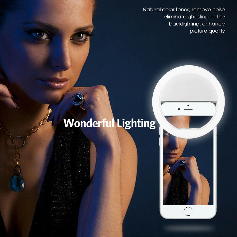 Anneau lumineux rechargeable à - Photography Lighting Handheld avis et prix