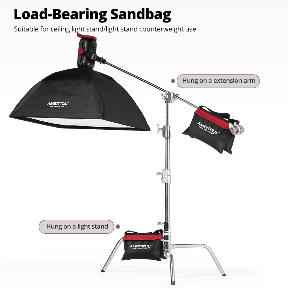 Sac de lest Ambitful 44x33cm h - Light Stand Sandbag avis et prix
