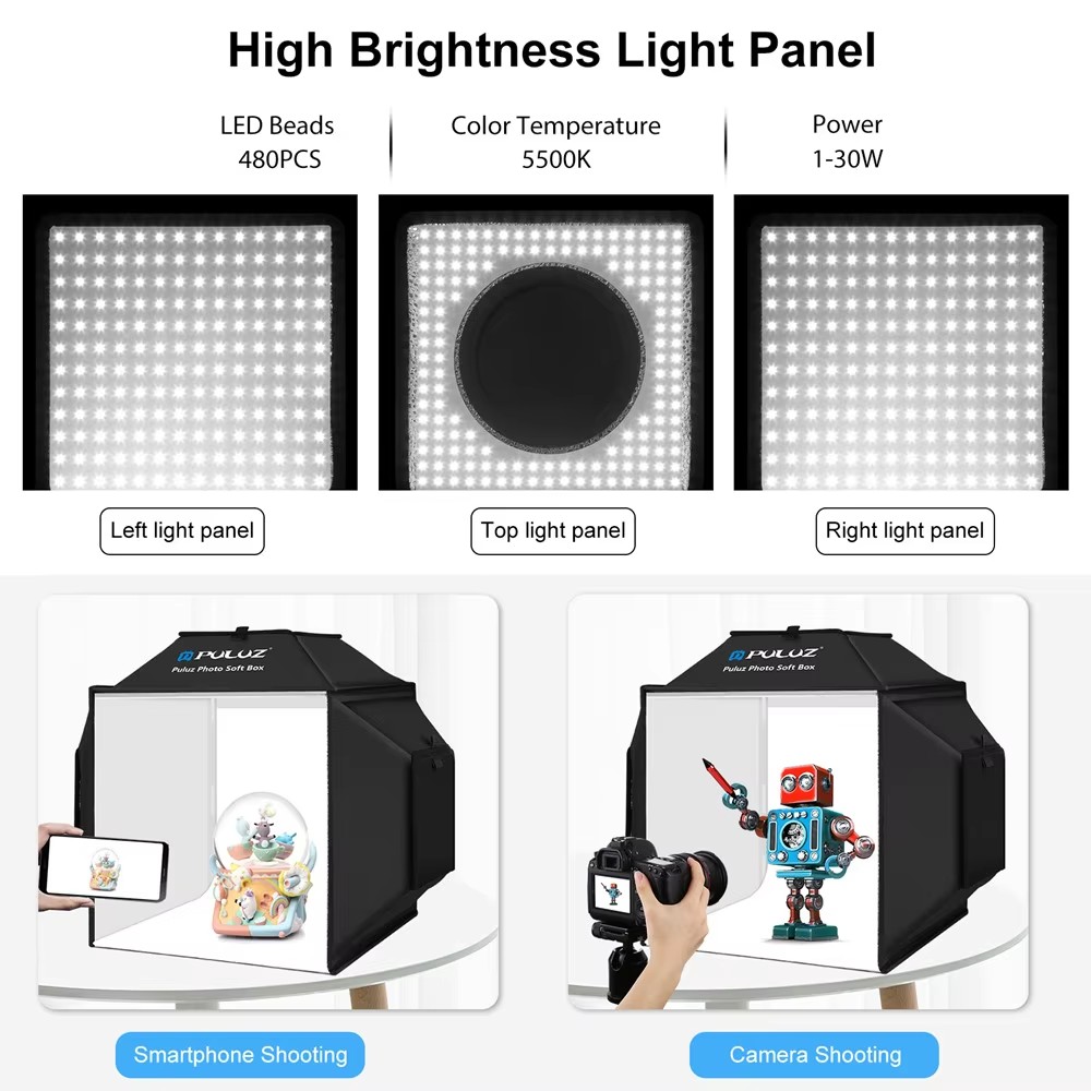 Tente de prise de vue de table - Photography Lighting And Backdrop Kits avis et prix