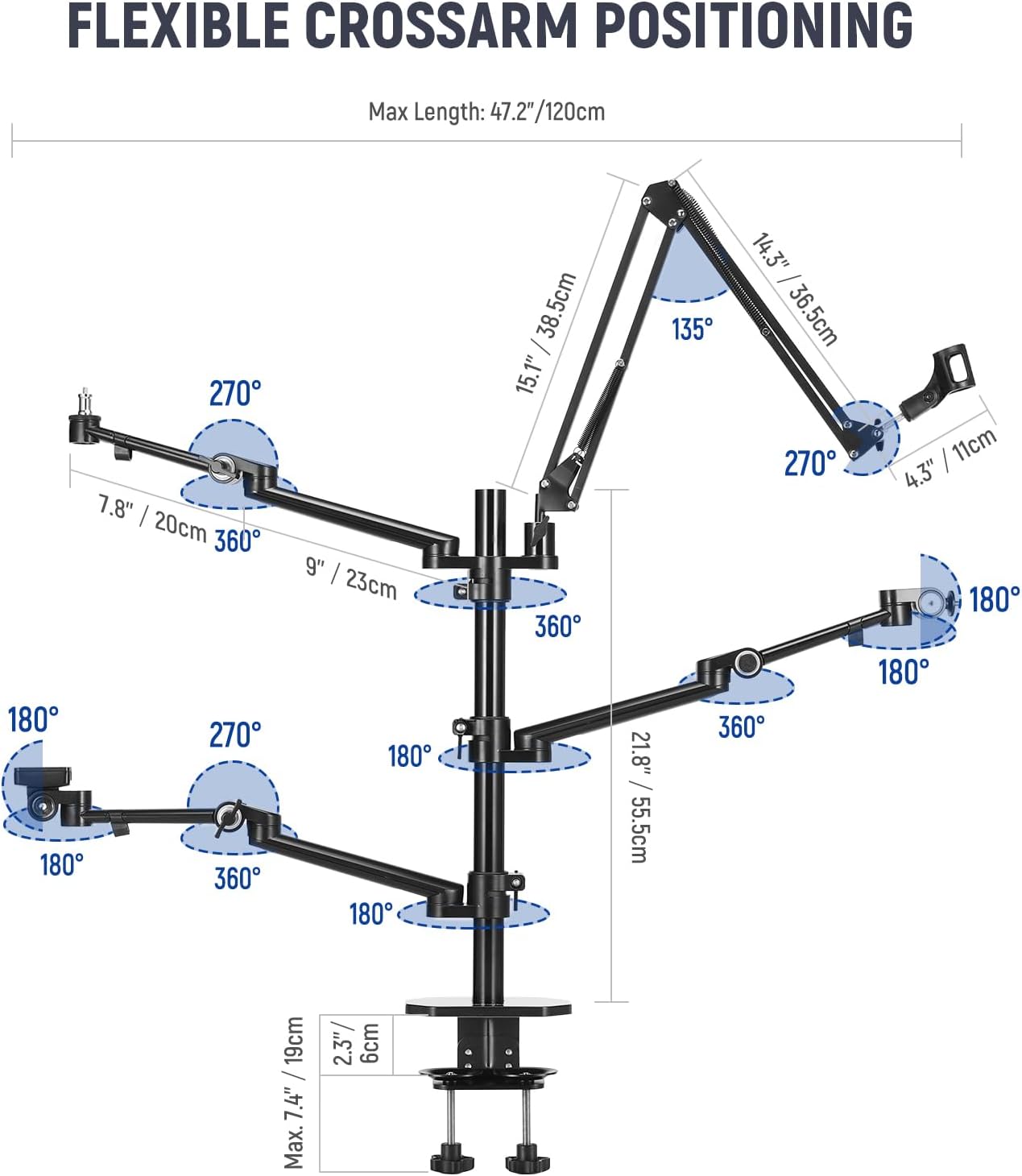 Support de caméra de bureau av - Photography Lighting Rig avis et prix