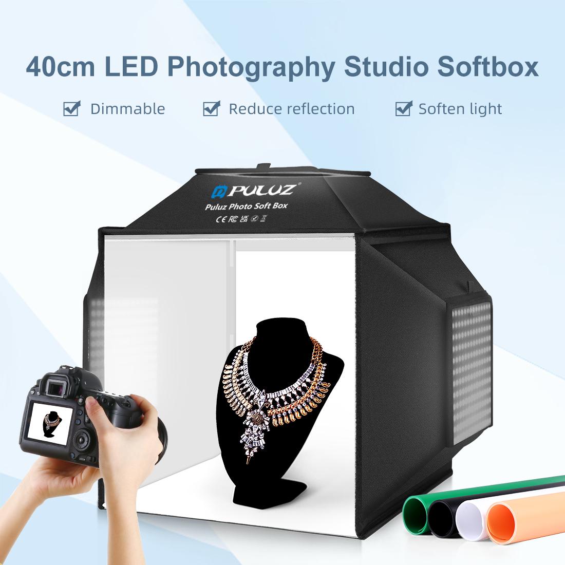 PULUZ 40 cm pliant 72 W 5500 K - Photography Lighting And Backdrop Kits avis et prix