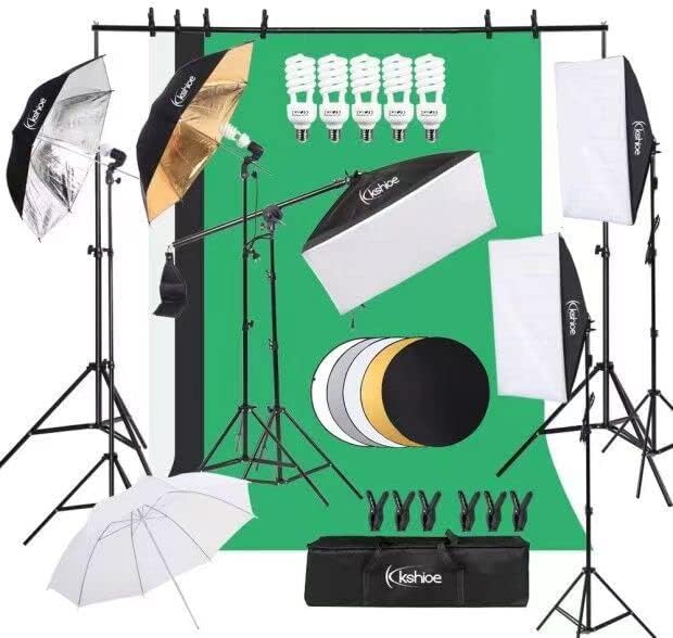 Kit d'éclairage de photographi - Photography Lighting And Backdrop Kits avis et prix