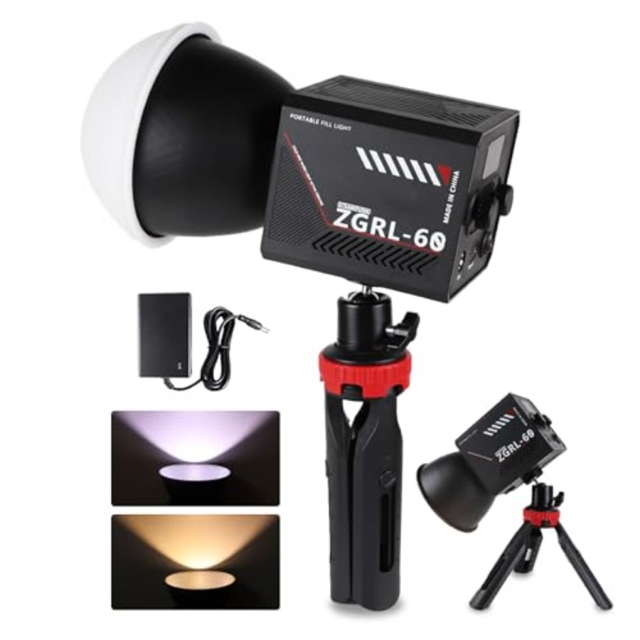 Lampe vidéo LED COB 60W portab - Photography Lighting Handheld avis et prix