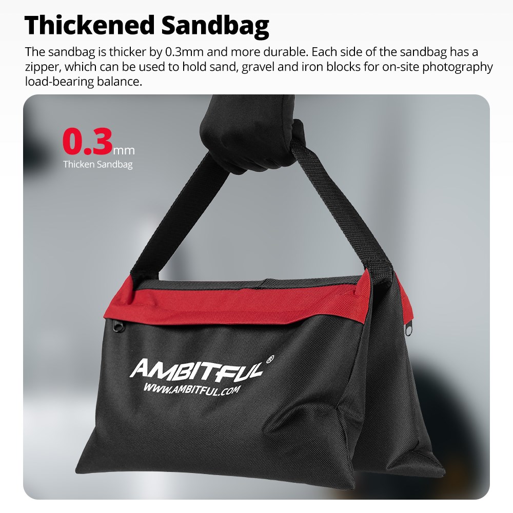 Sac de sable robuste Ambitful  - Light Stand Sandbag avis et prix