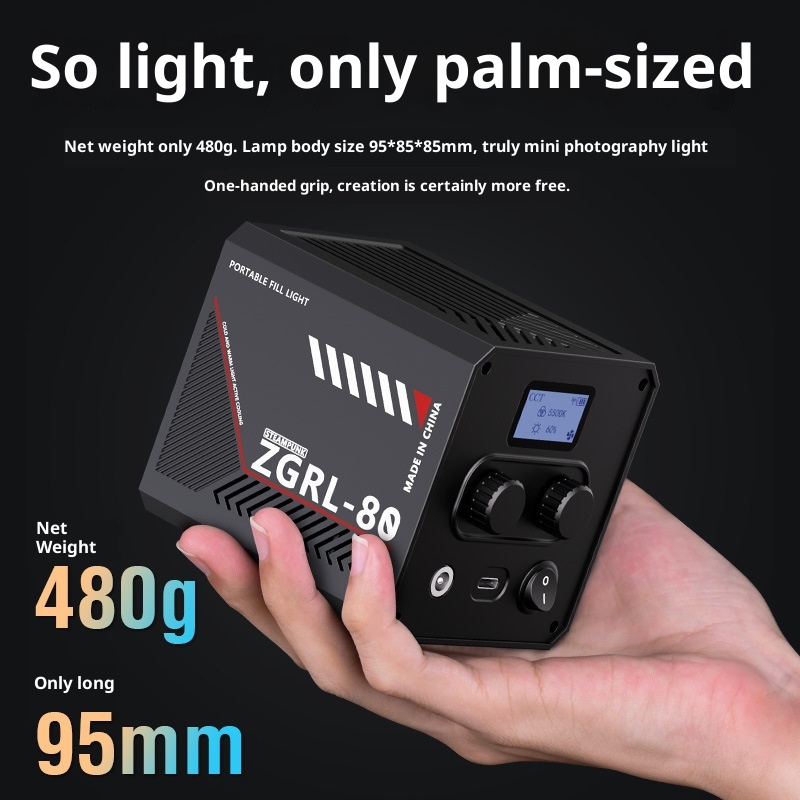 ZGRL80 80W COB LED lumière vid - Photography Lighting Outdoor avis et prix