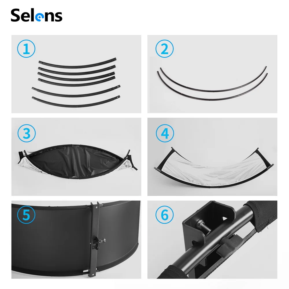 Selens 4 en 1 type U 105x260 c - Photography Lighting Types avis et prix