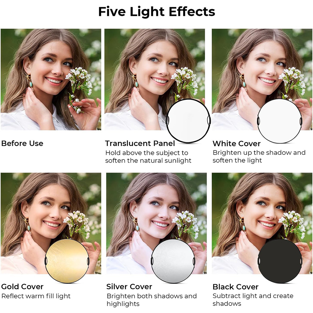Réflecteur photographique plia - Photography Lighting Reflector avis et prix