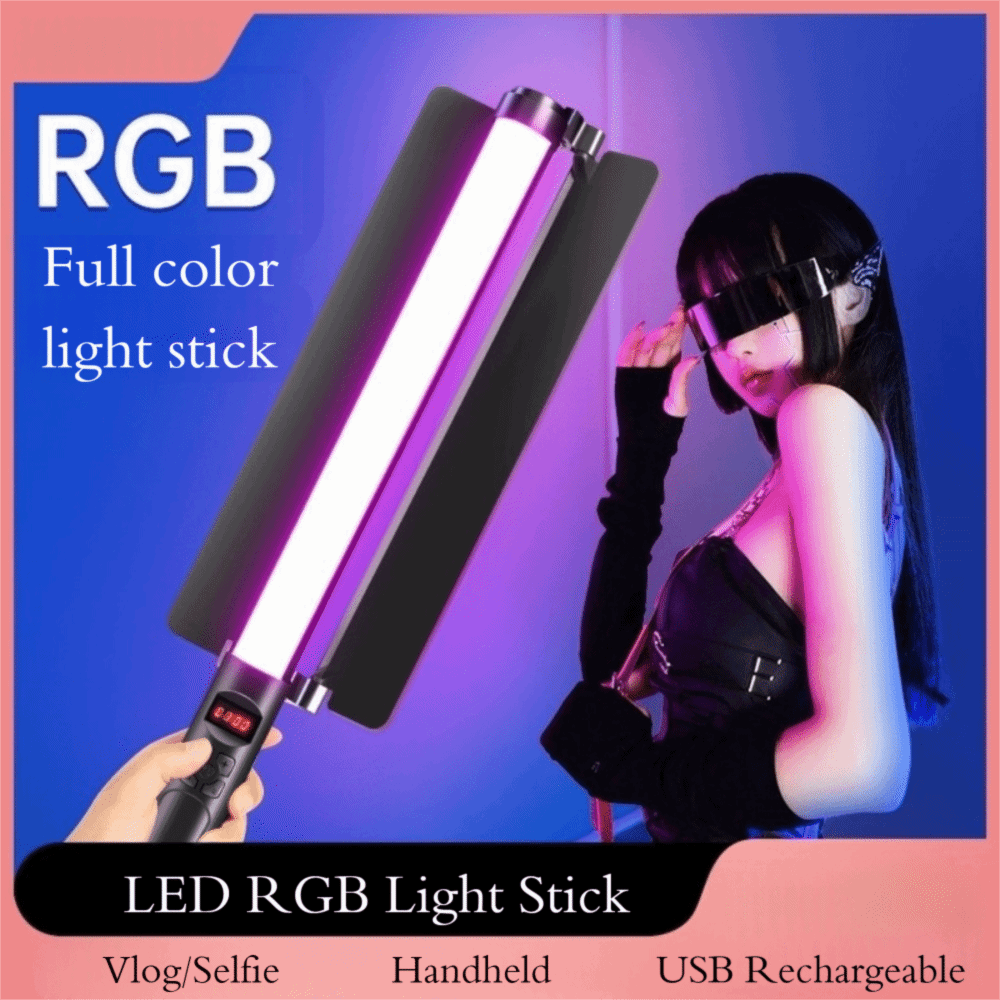Bâton lumineux LED RGB coloré, - Photography Lighting Handheld avis et prix