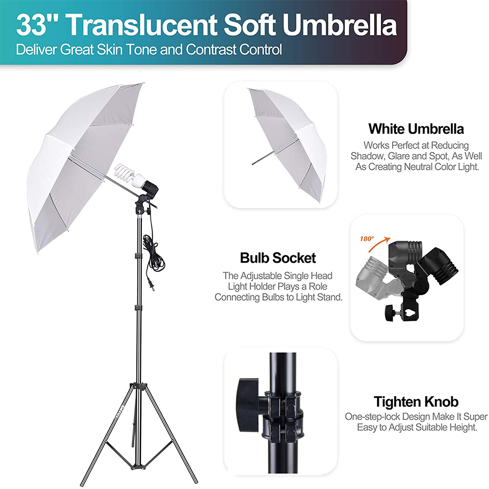 Ensemble d'équipement de Studi - Photography Lighting And Backdrop Kits avis et prix