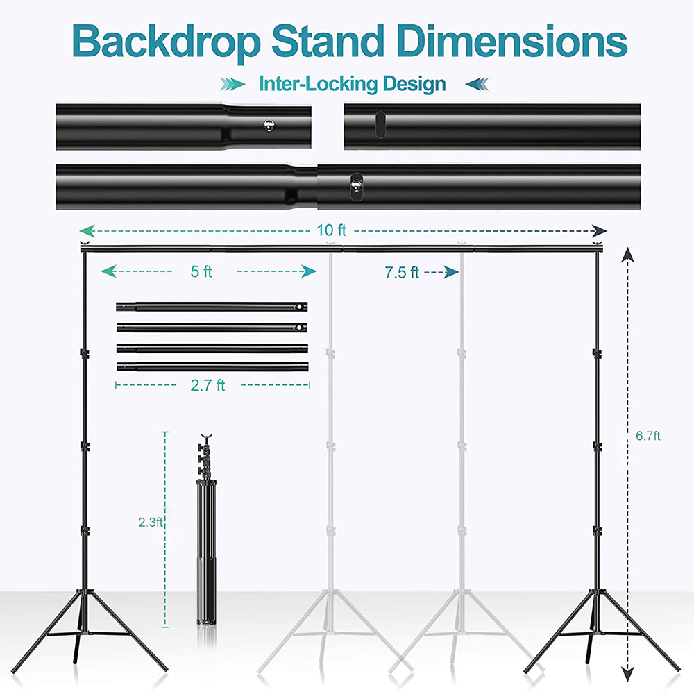 Ensemble d'équipement de Studi - Photography Lighting And Backdrop Kits avis et prix