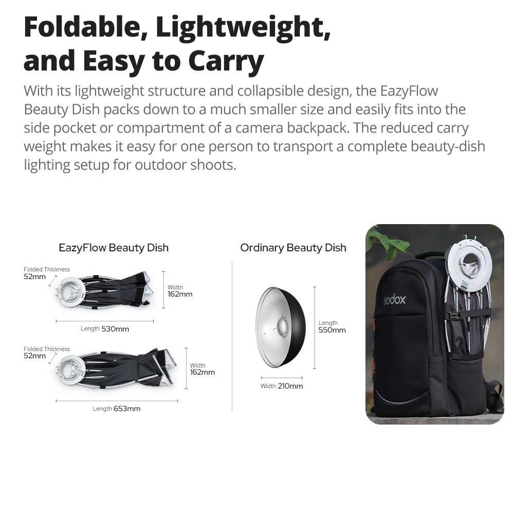 Nouveau Godox EazyFlow Beauty  - Photography Lighting Design avis et prix