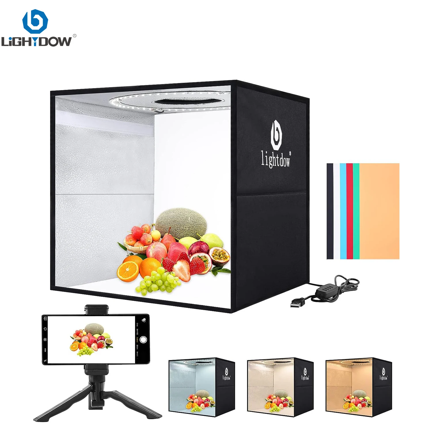 Lightdow – boîte à photos à in - Photography Lighting And Backdrop Kits avis et prix