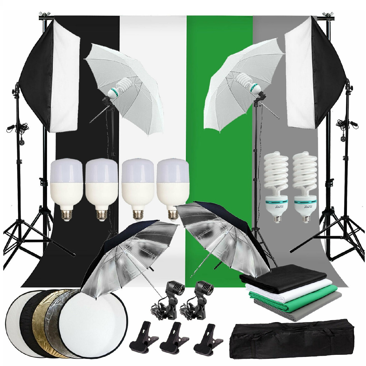 Kit de photographie complet Go - Photography Lighting And Backdrop Kits avis et prix